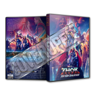Thor Aşk ve Gök Gürültüsü - Thor Love and Thunder - 2022 Türkçe Dvd Cover Tasarımı